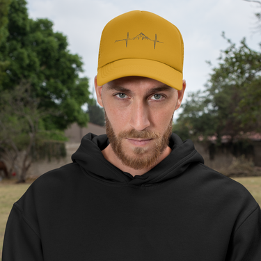 Heartbeat V1 Embroidered Trucker Hat